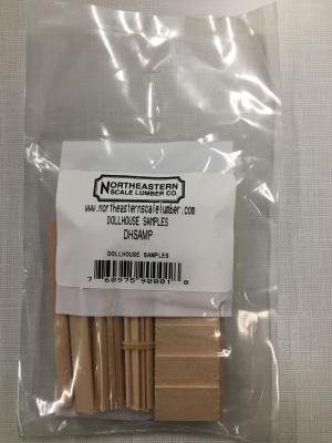 Scale Sample Packet Storage Northeastern Scale Lumber Co. - DOLL HOUSE SAMPLE PACKET