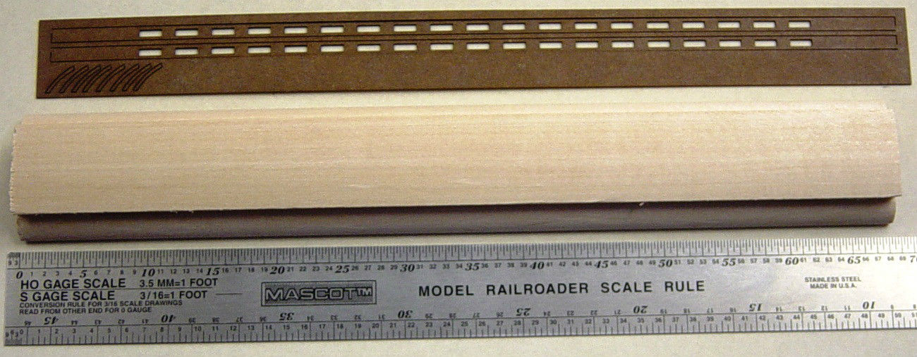 Northeastern Scale Lumber Co. HO 68 HOLLOWED CLERESTORY ROOF W/VENT
