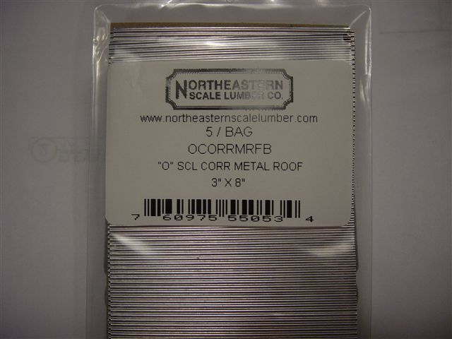 Northeastern Scale Lumber Five Small Corrugated Metal Sheets