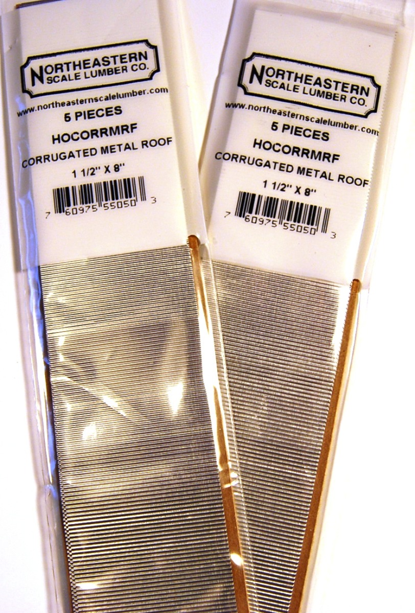 Northeastern Scale Lumber Co. HO CORRUGATED METAL ROOF